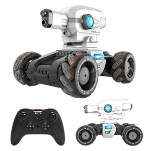  ماشین کنترلی شارژی لیزری نگهبان تیر ژله ای پرتاب کن Mecha Guardian Water Bomb Spray Car Remote Control 1:12 -اسباب بازی